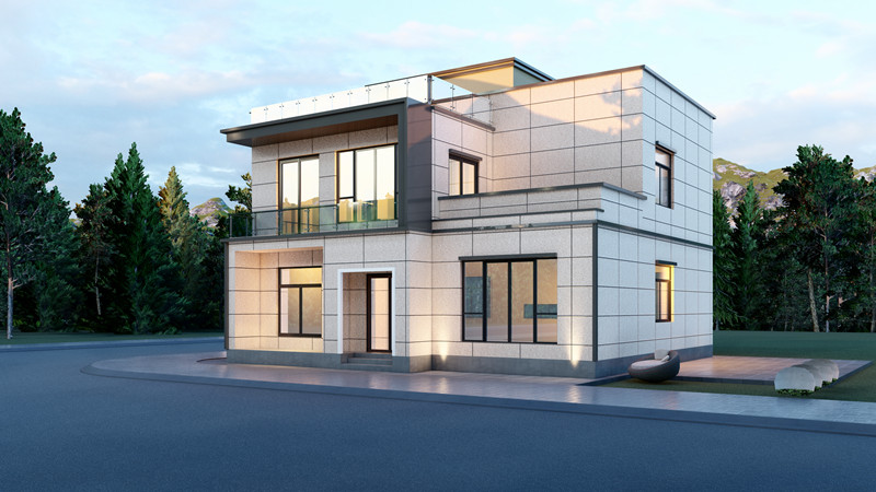 轻钢别墅的屋顶结构是什么样的？