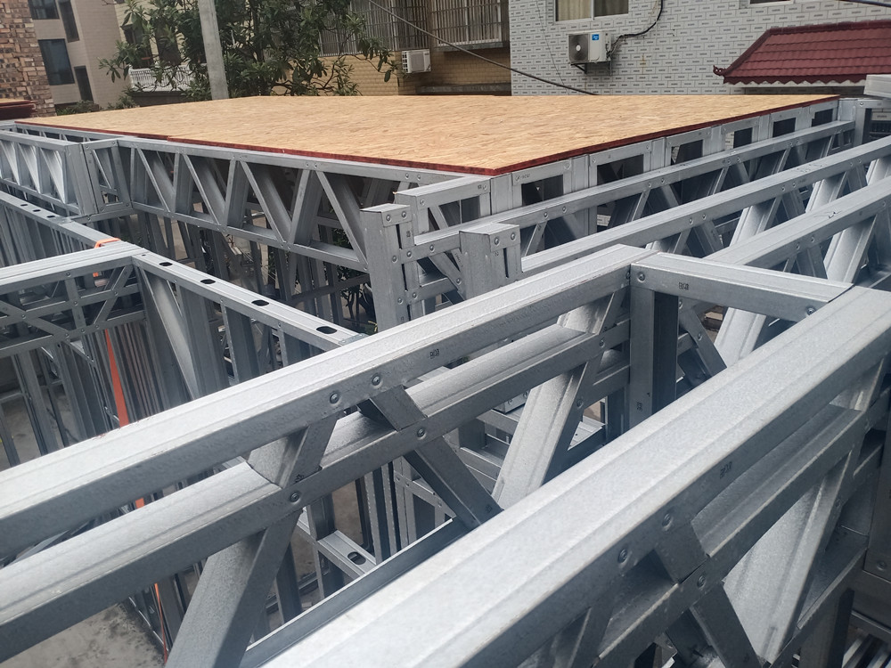 轻钢别墅结构展示