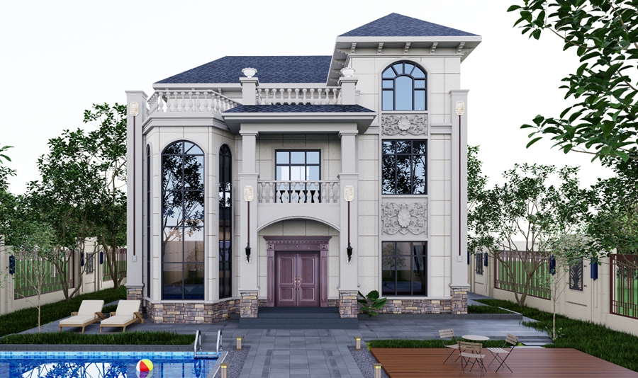 一栋三层300平方的轻钢别墅需要多少人施工？