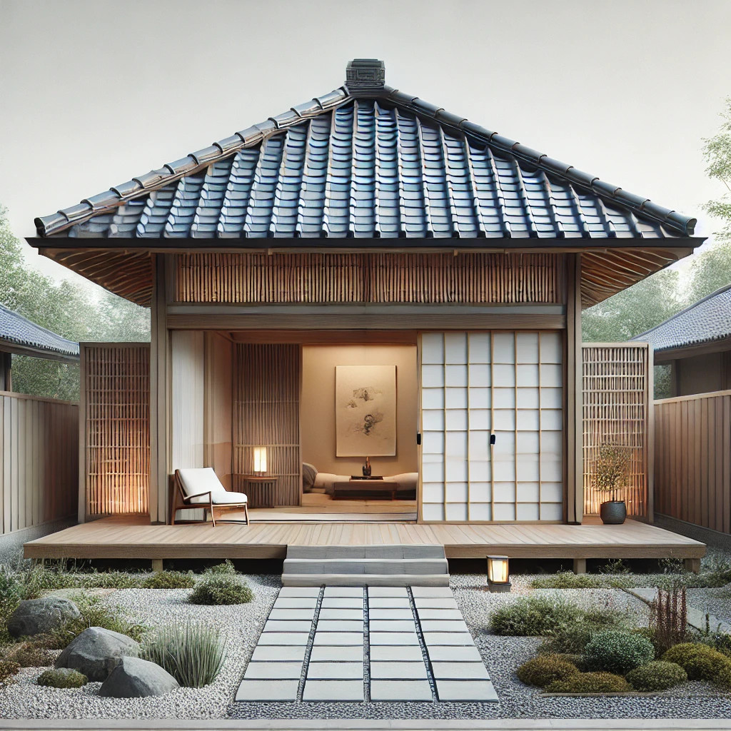 一层日式轻钢别墅户型设计图，睿婕轻钢别墅与您一起鉴赏