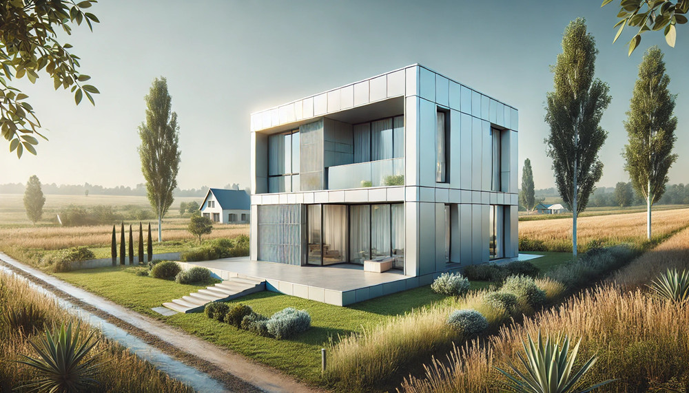 搭建在农村的轻钢别墅（图三）