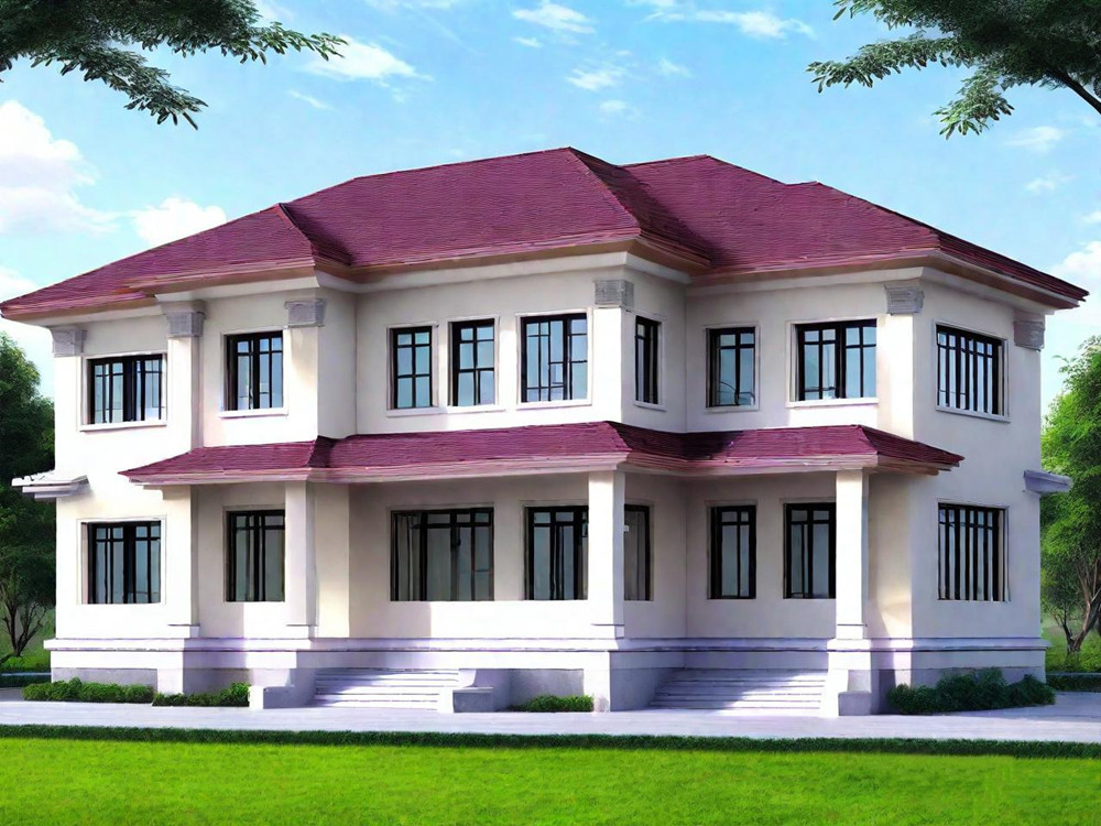 睿婕轻钢别墅公司设计的两层轻钢别墅户型效果图 睿婕轻钢别墅公司设计的两层轻钢别墅户型效果图